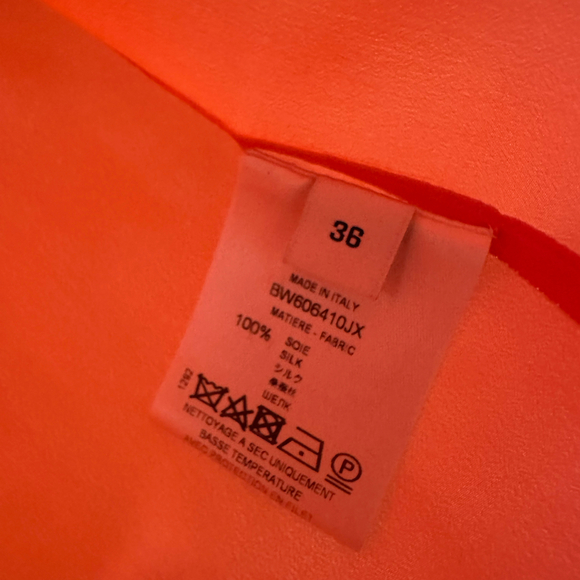 GIVENCHY Sleeveless Casual Top | Orange | Size 6 - Picture 4 of 4